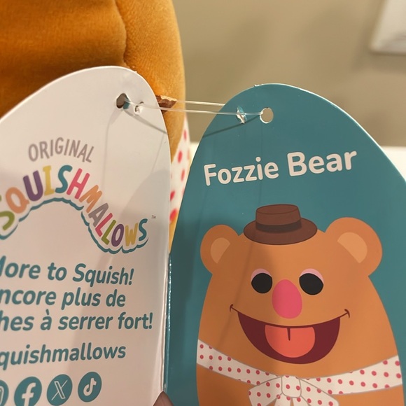 NWT 8” Disney The Muppets Fozzie the Bear Squishmallow - Picture 6 of 6